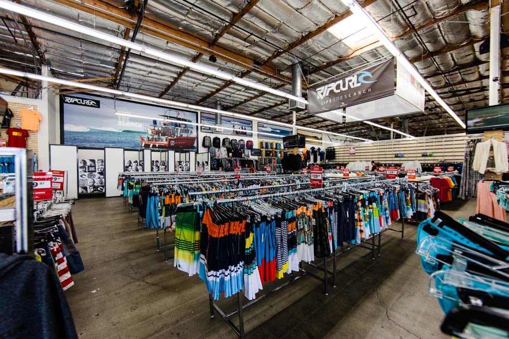 McFadden Place: Apparel retail floor