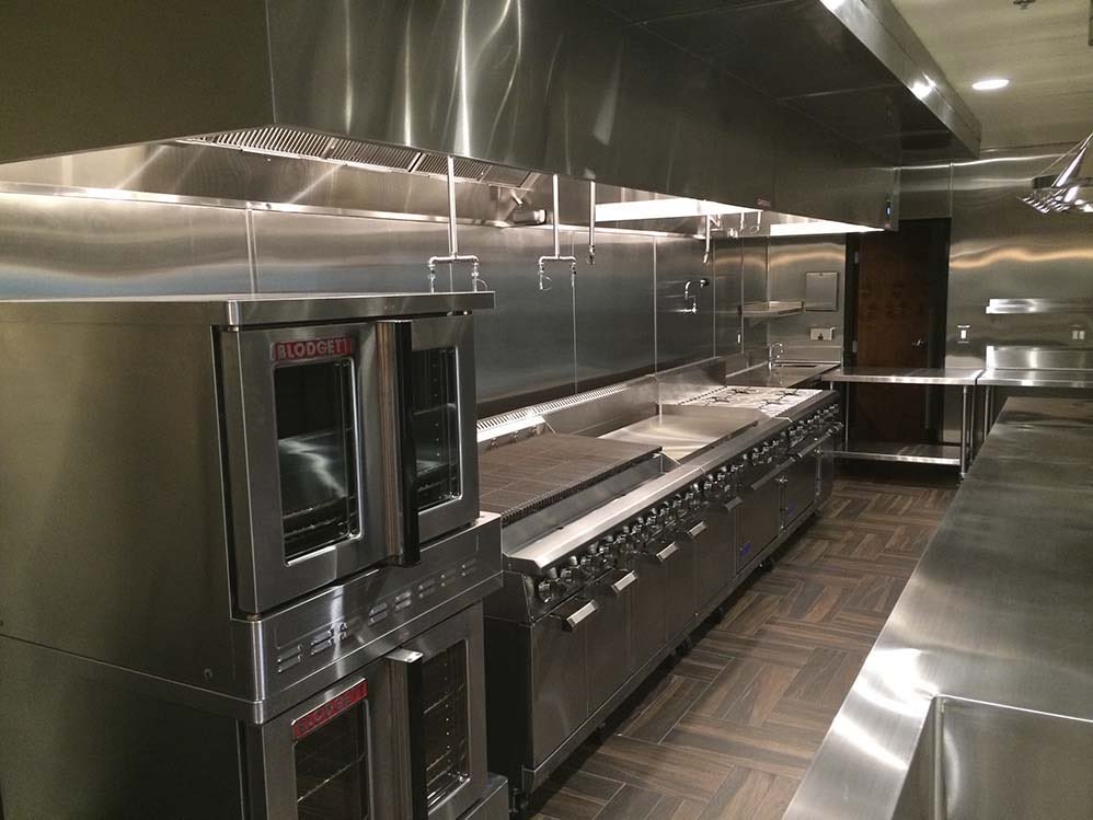 Private Commercial Kitchen: Ovens and range