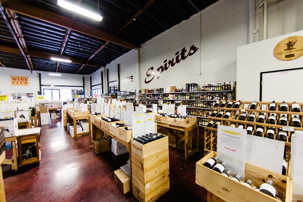 The Wine Club: Spirits wall