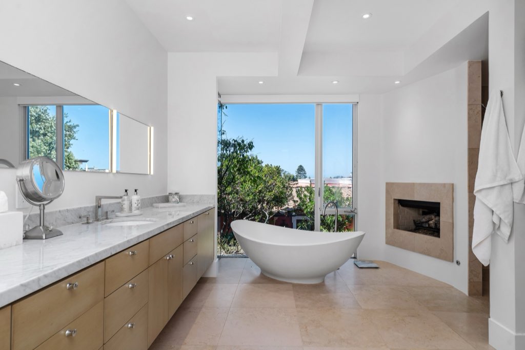 Monarch Bay modern: Primary bath